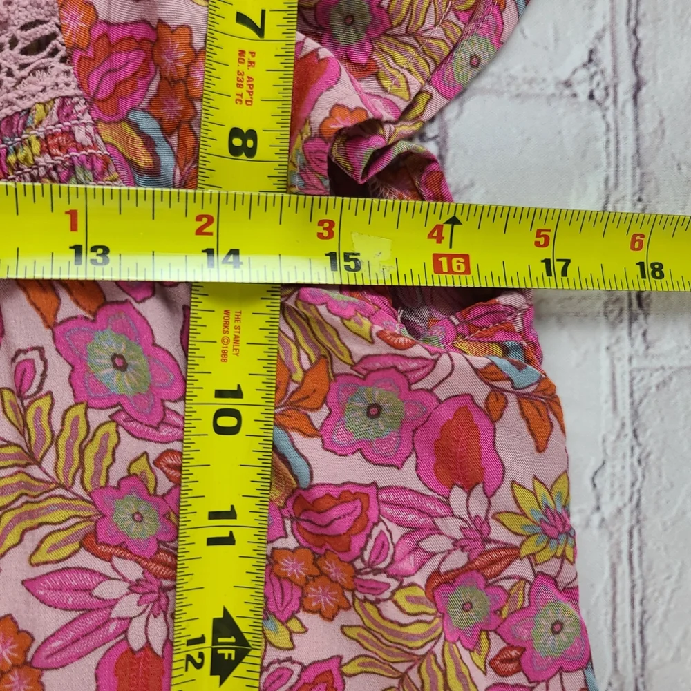 Lucky Brand Pink Floral Blouse - Picture 4 of 6